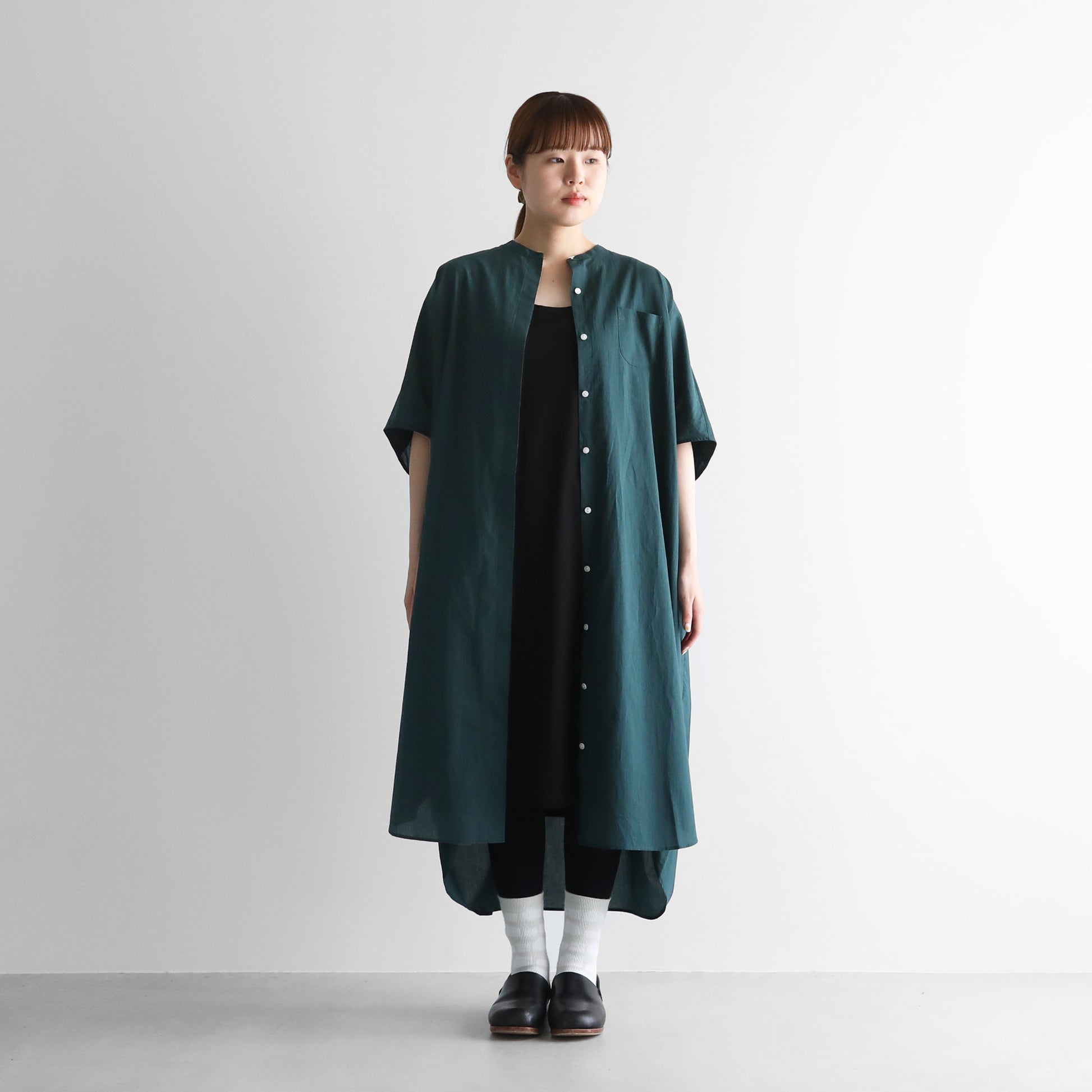 ［HUIS in house］ストレッチ天竺SUVIN COTTONレギンス【レディス】CS501