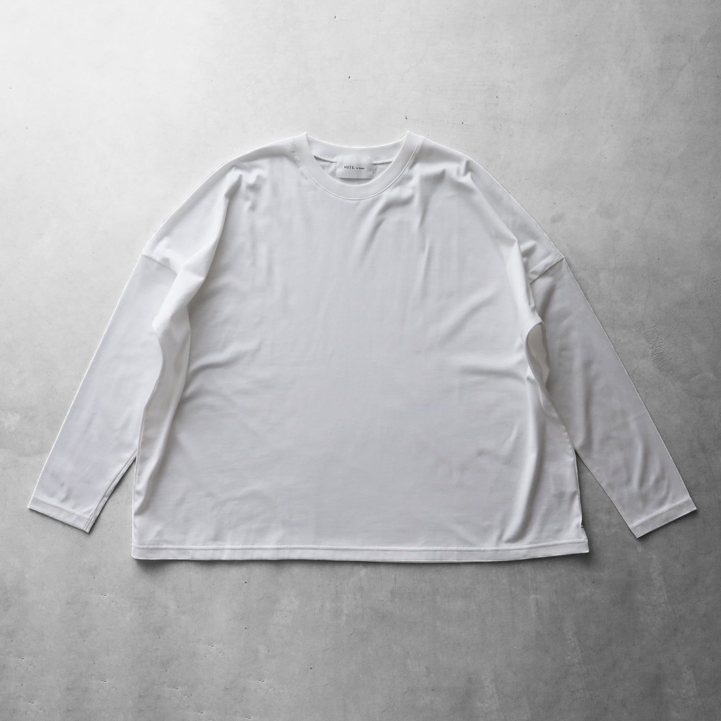 ［HUIS in house］SUVIN COTTON半袖スクエアワイドカットソーHF【レディス】CS208HF
