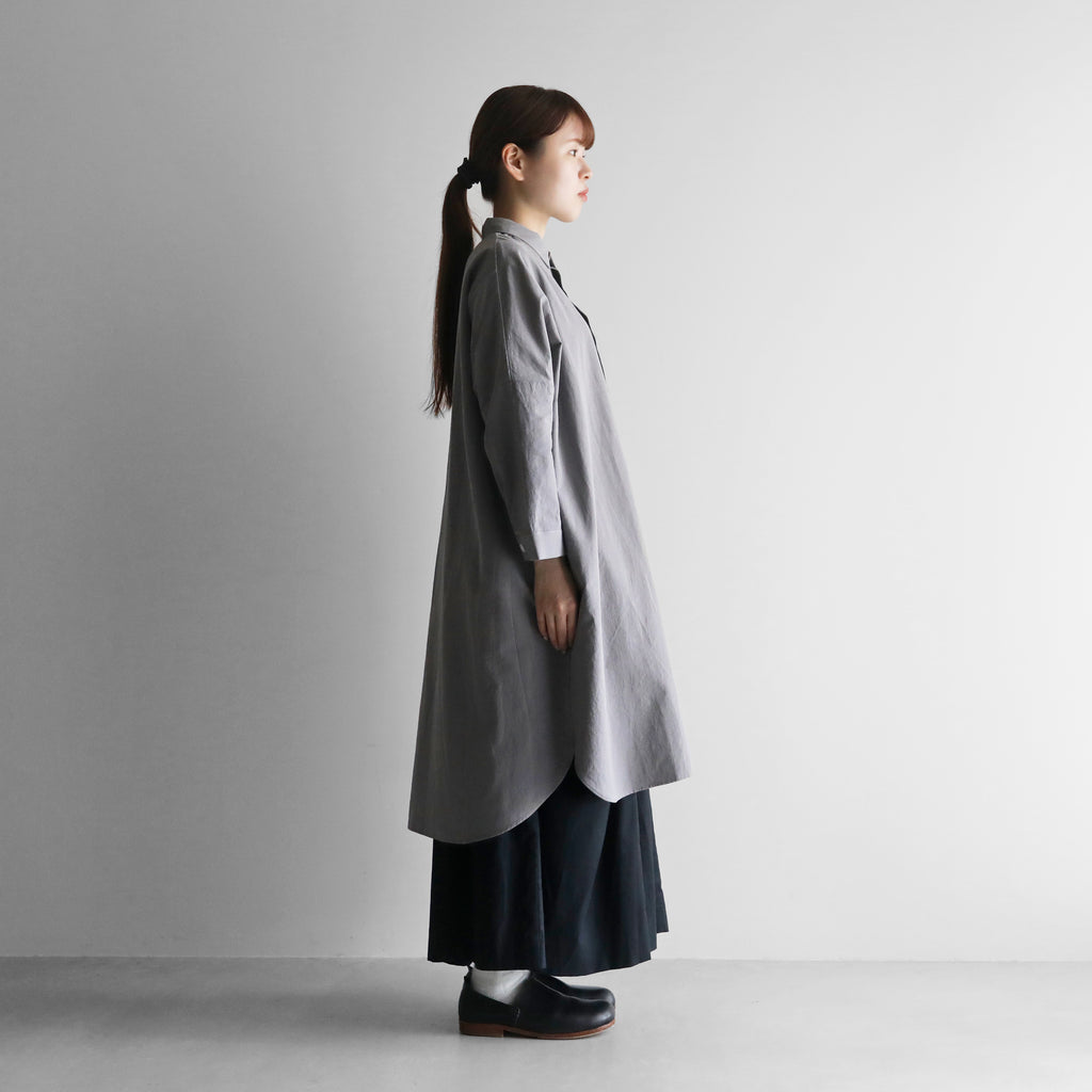ギザコットンヘンプロングシャツ【ユニセックス】004