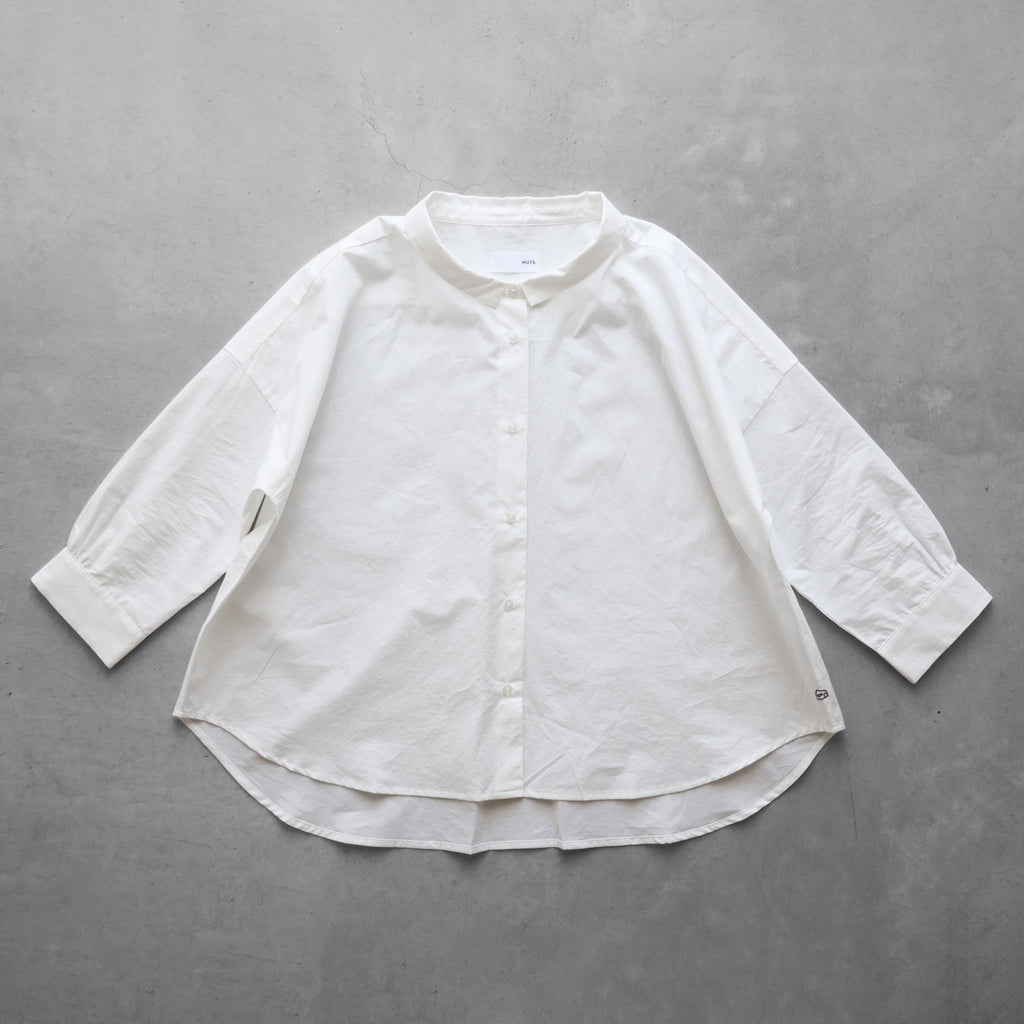 8分袖オーガニックコットンワイドブラウス【レディス】U108