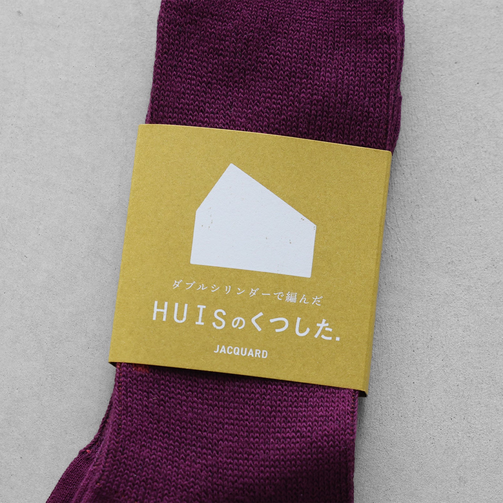 ［HUISのくつした］JACQUARD tori【ユニセックス22cm-27cm】