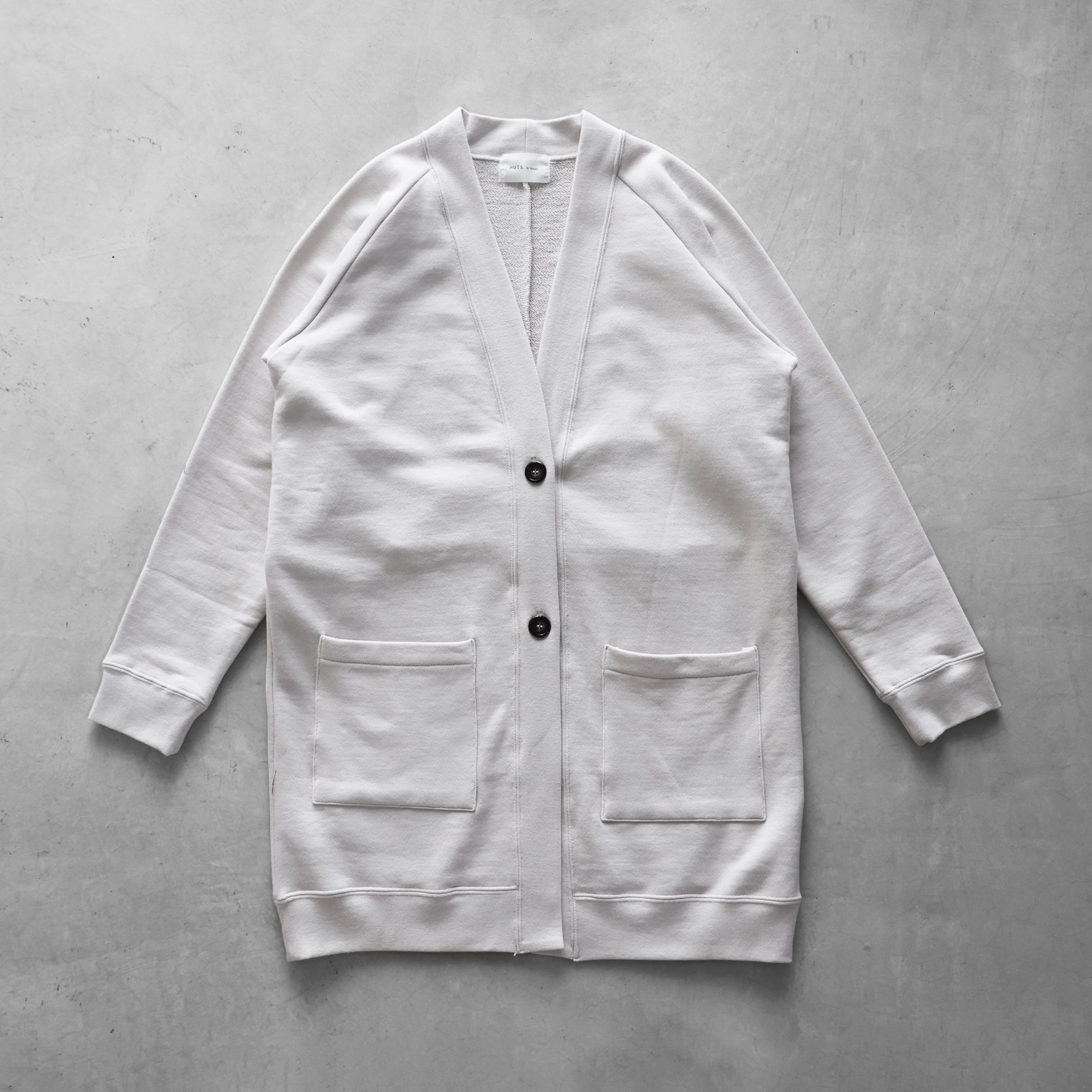 HUIS in house］SUVINスウェットロングカーディガン【ユニセックス