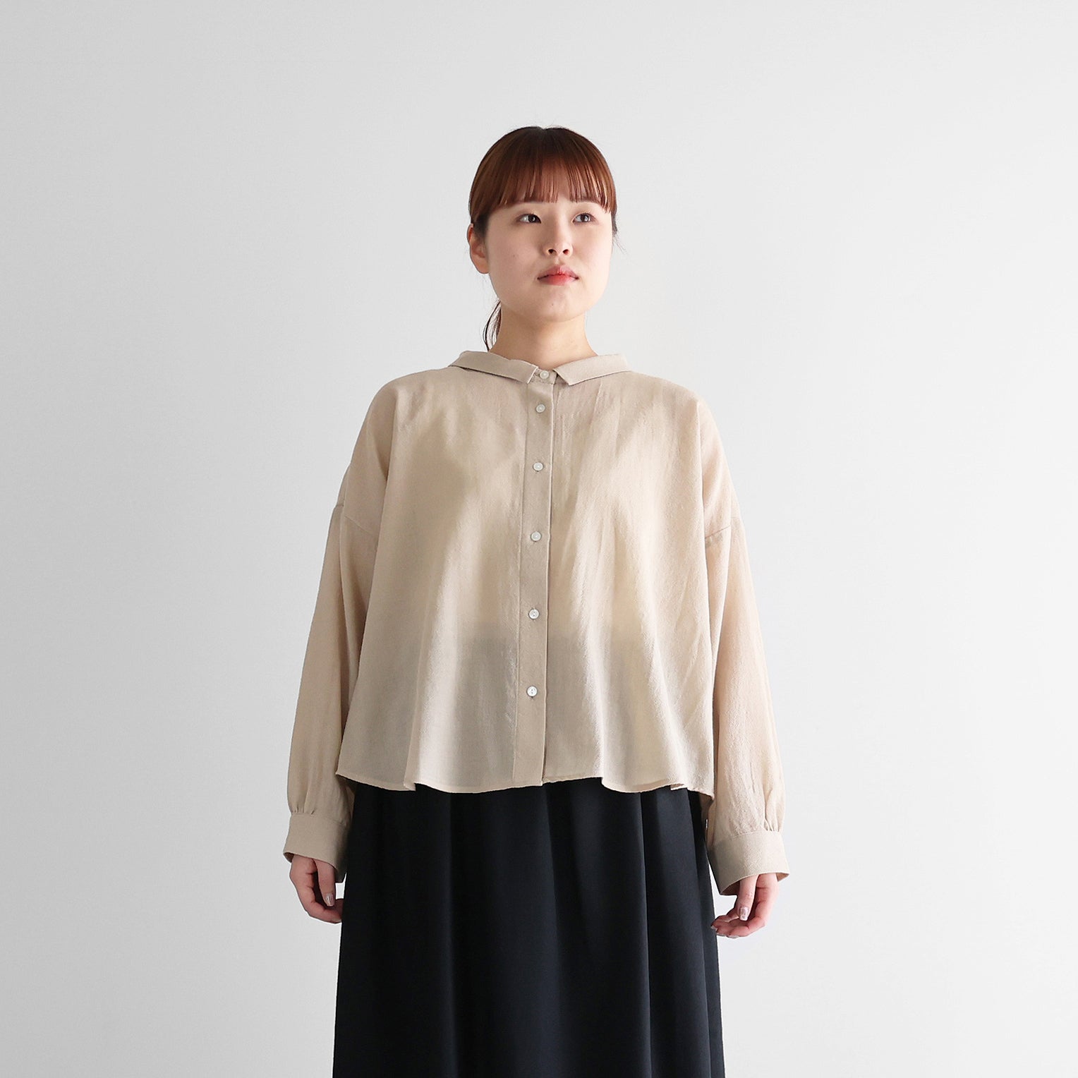 ウォッシャブルウールワイドブラウス【レディス】U102 – HUIS onlinestore