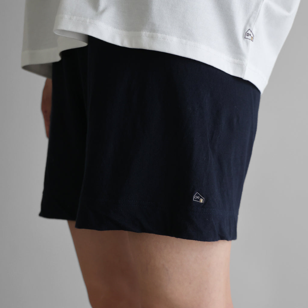 HUIS×yohakuスーピマ強燃天竺ペチパンツ兼ハーフパンツ【ユニセックス】HY501