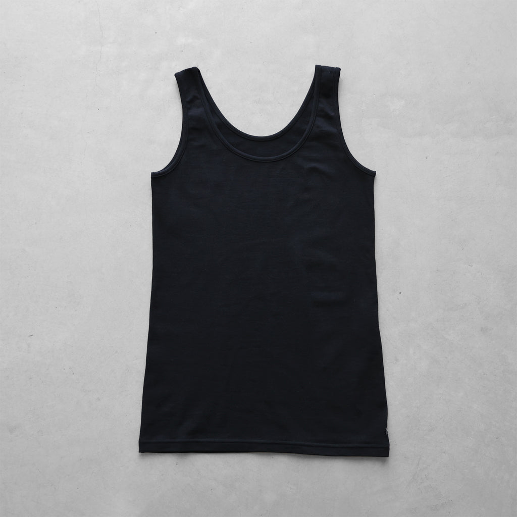 ［HUIS in house］SUVIN COTTONストレッチ天竺タンクトップ【レディス】CS003