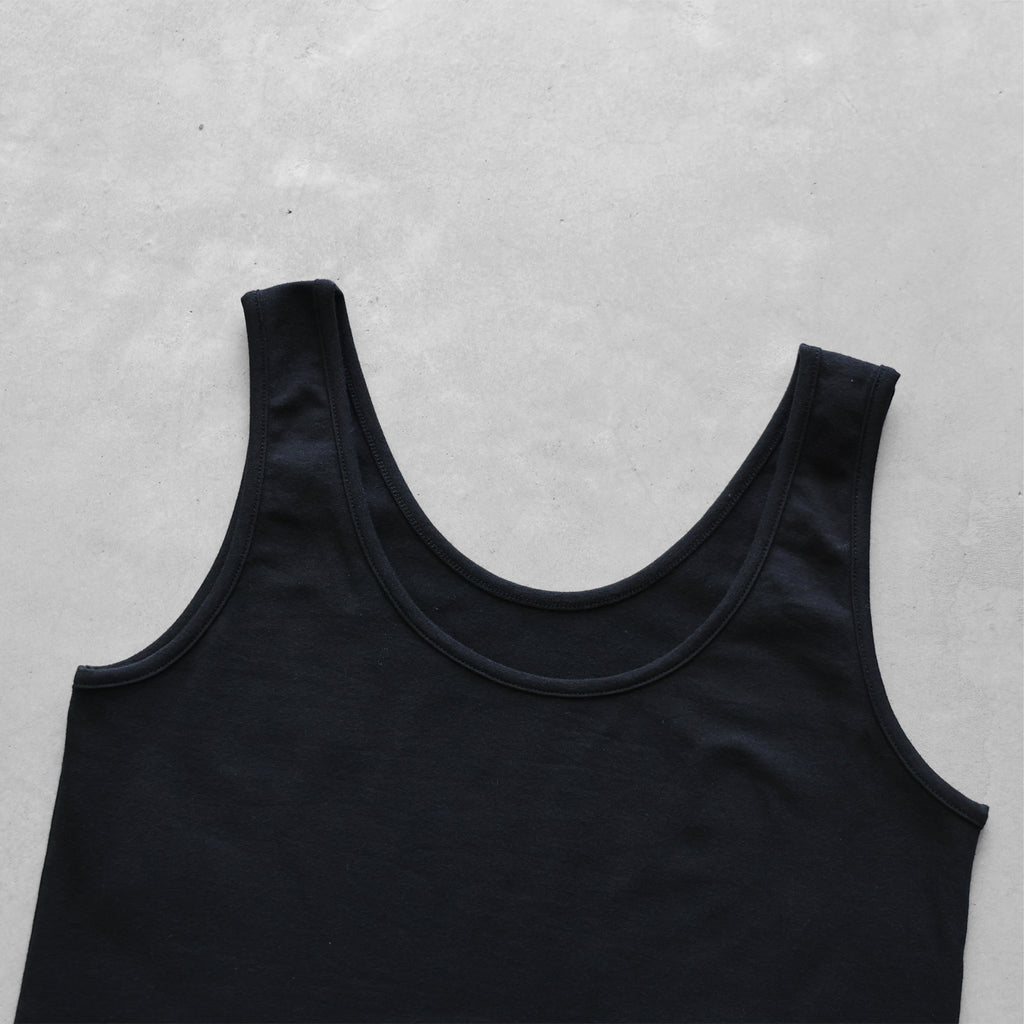 ［HUIS in house］SUVIN COTTONストレッチ天竺タンクトップ【レディス】CS003
