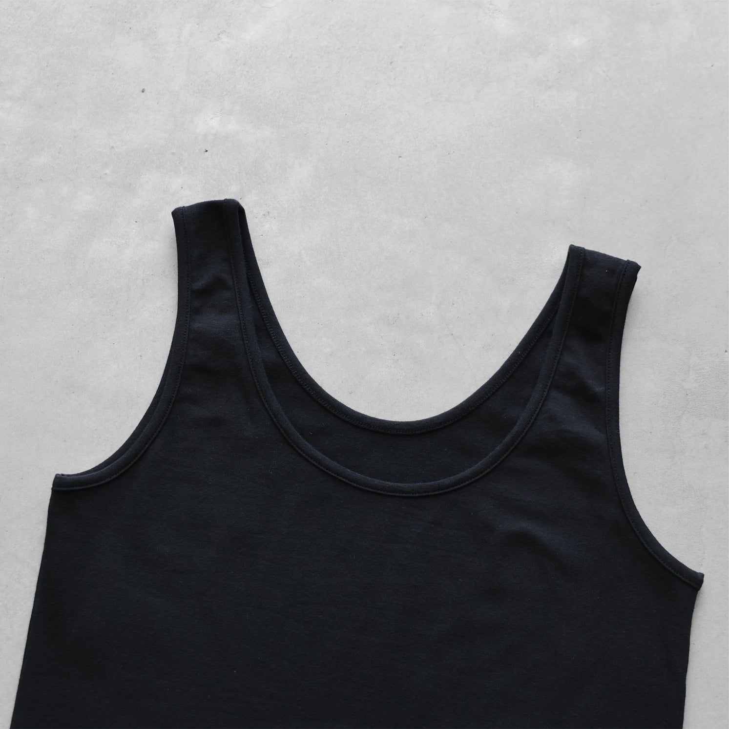 ［HUIS in house］SUVIN COTTONストレッチ天竺タンクトップ【レディス】CS003