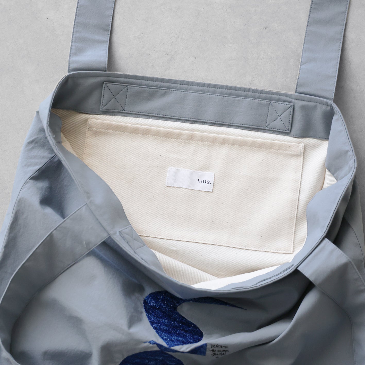 “山口一郎×HUIS”限定レコードバッグ【bluebird ブルーバード】