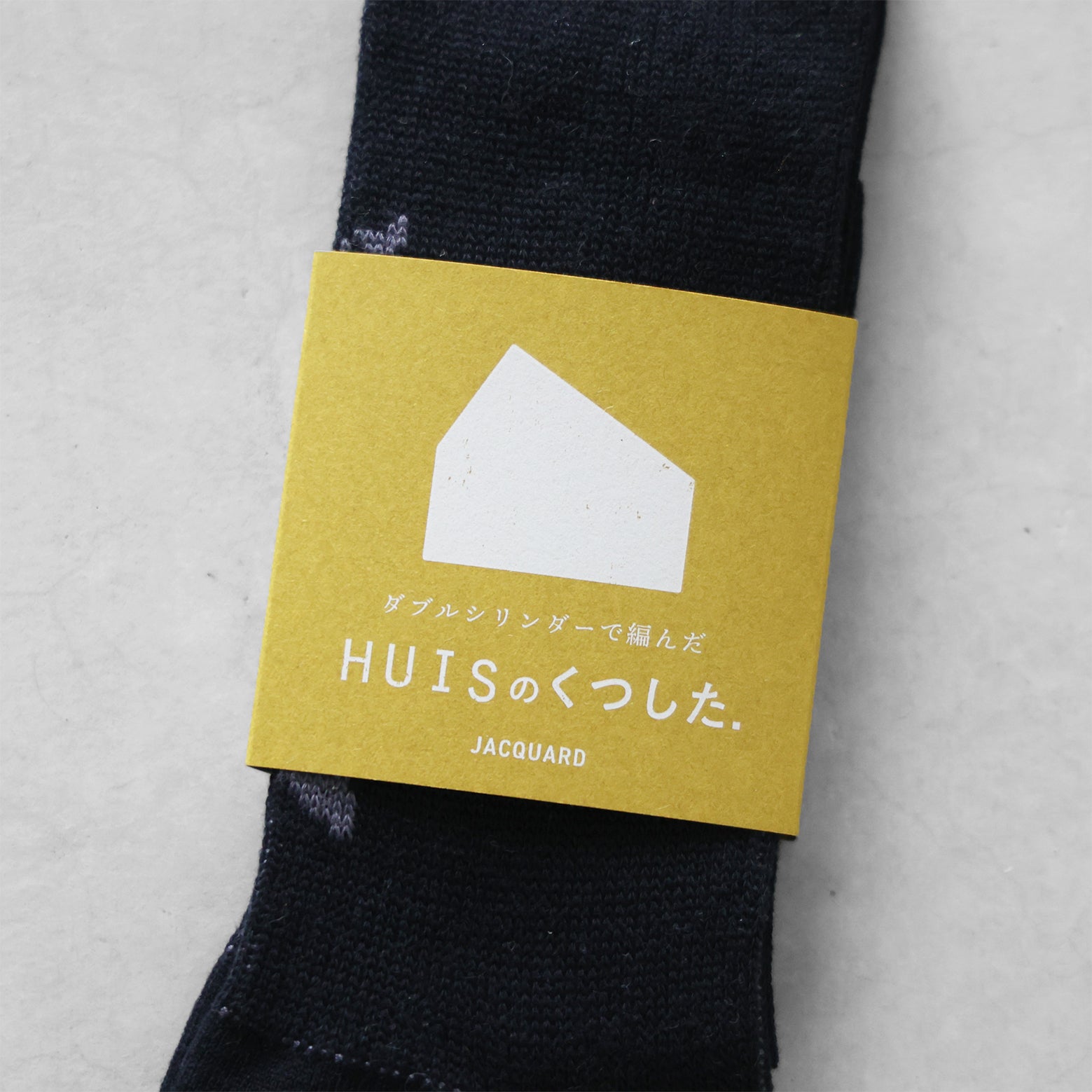 ［HUISのくつした］JACQUARD tori【ユニセックス22cm-27cm】