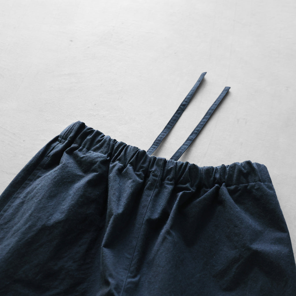 ウォッシャブルウールコットンバルーンパンツロング【ユニセックス】506L