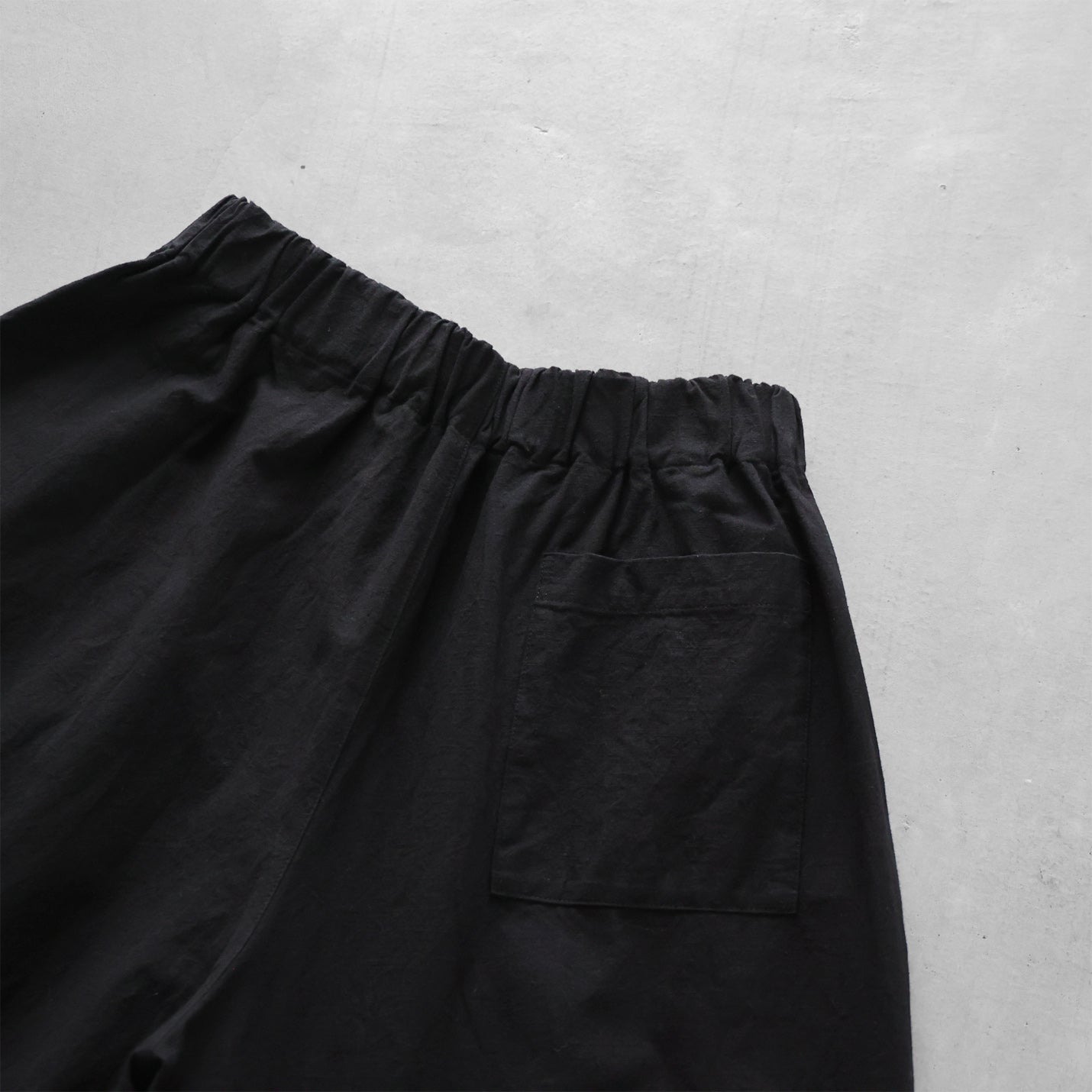 ［名古屋黒紋付染］やわらかシーチングコットンスカートパンツ【ユニセックス】505