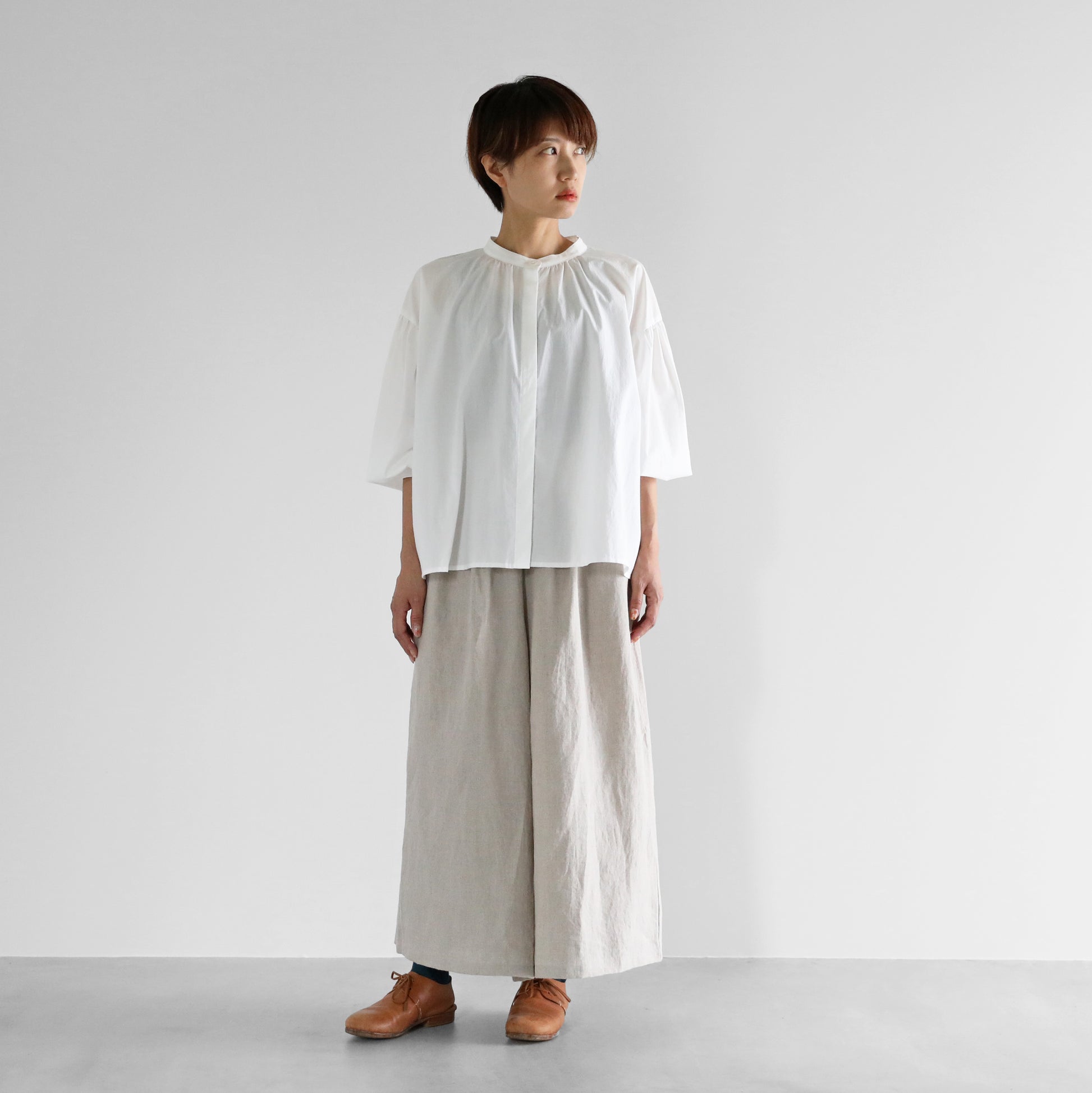 シャトルリネンスカートパンツ【ユニセックス】505