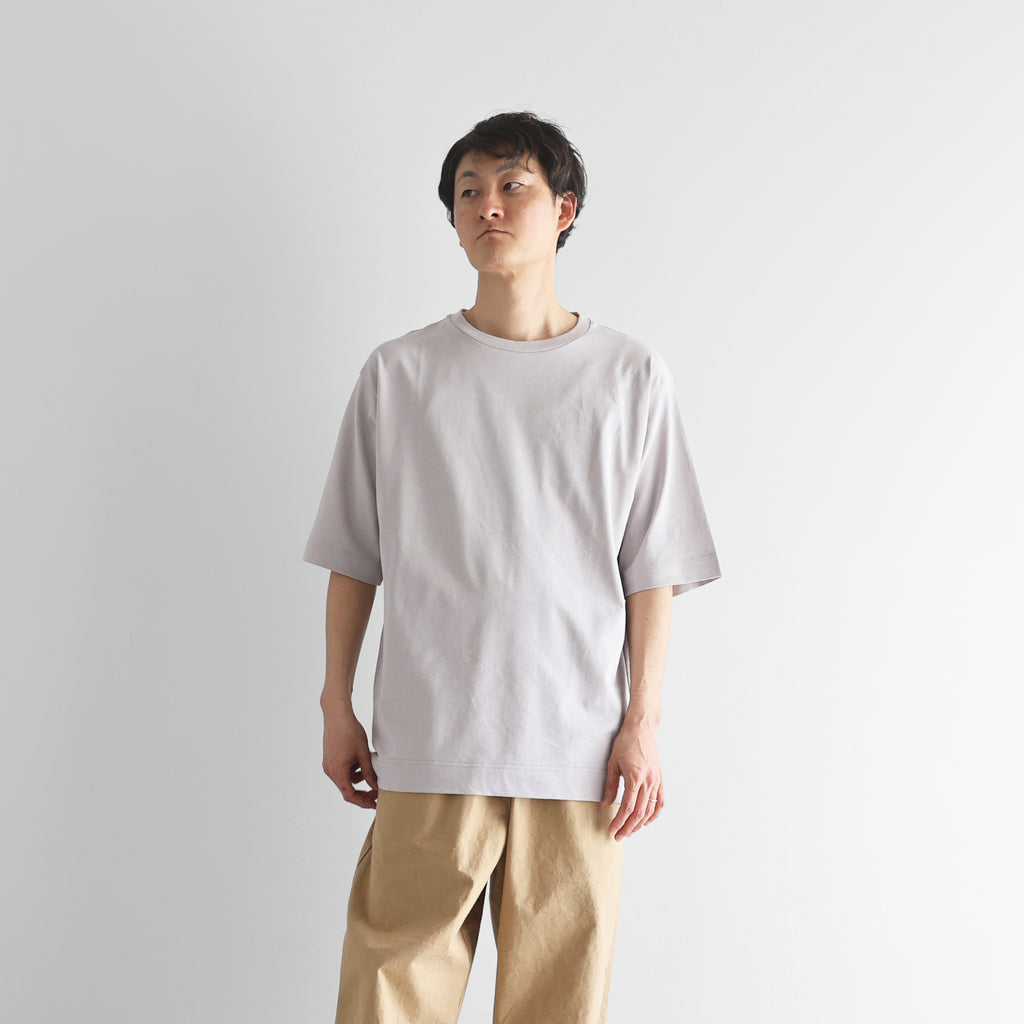 ［HUIS in house］綿麻天竺スタンダードTシャツ【ユニセックス】CS110