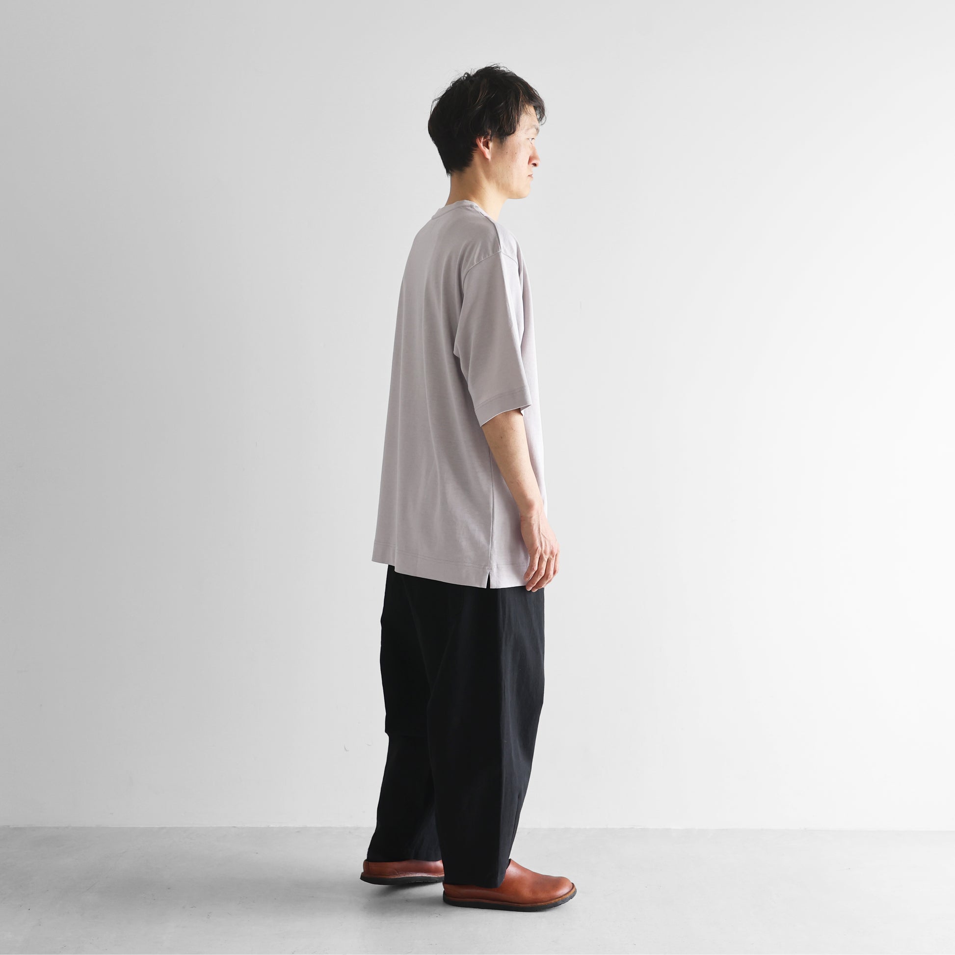 ［HUIS in house］綿麻天竺スタンダードTシャツL【ユニセックス】CS110L