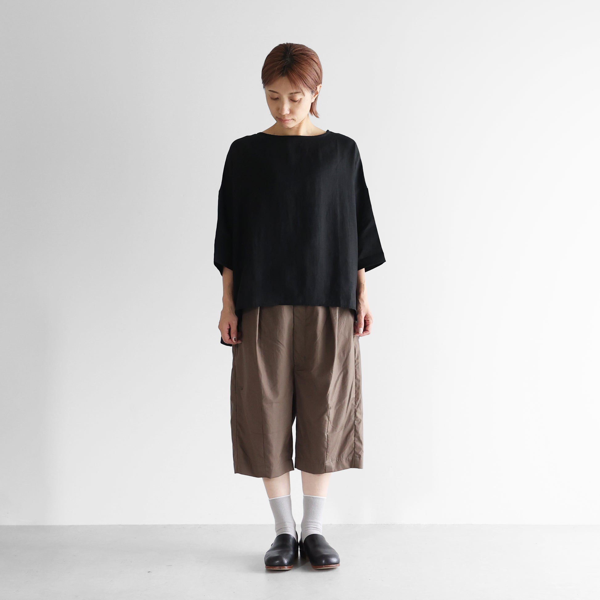 シャトルリネンワイドプルオーバ【レディス】U612