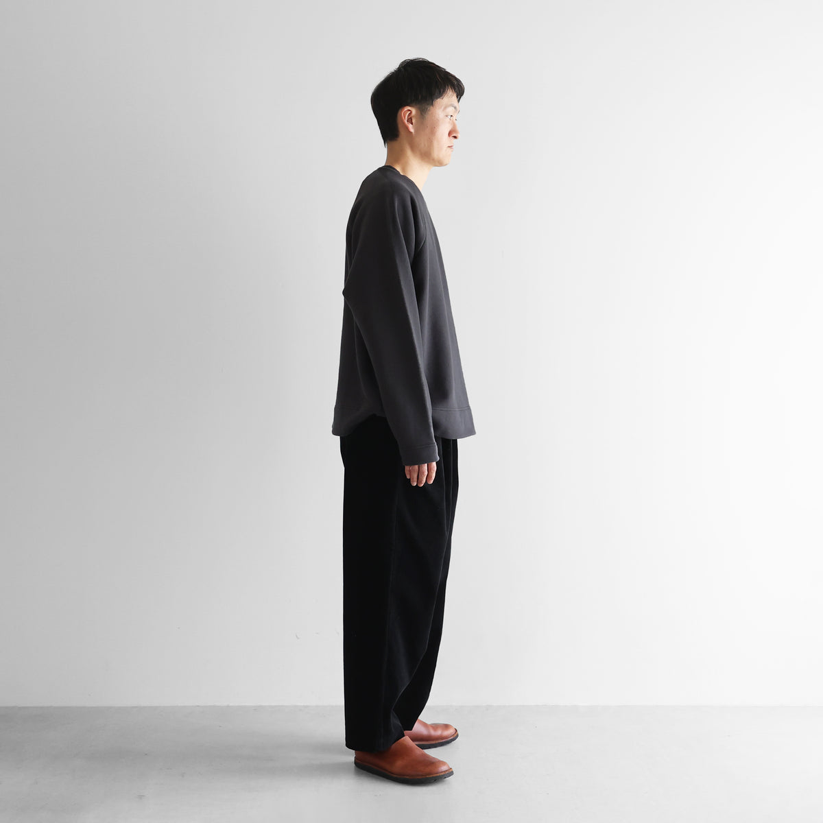 ［HUIS in house］SUVINプレーンプルオーバーL【ユニセックス】SW204L