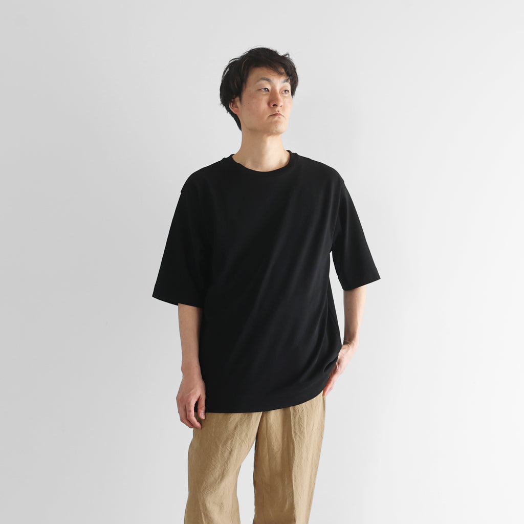 ［HUIS in house］綿麻天竺スタンダードTシャツ【ユニセックス】CS110