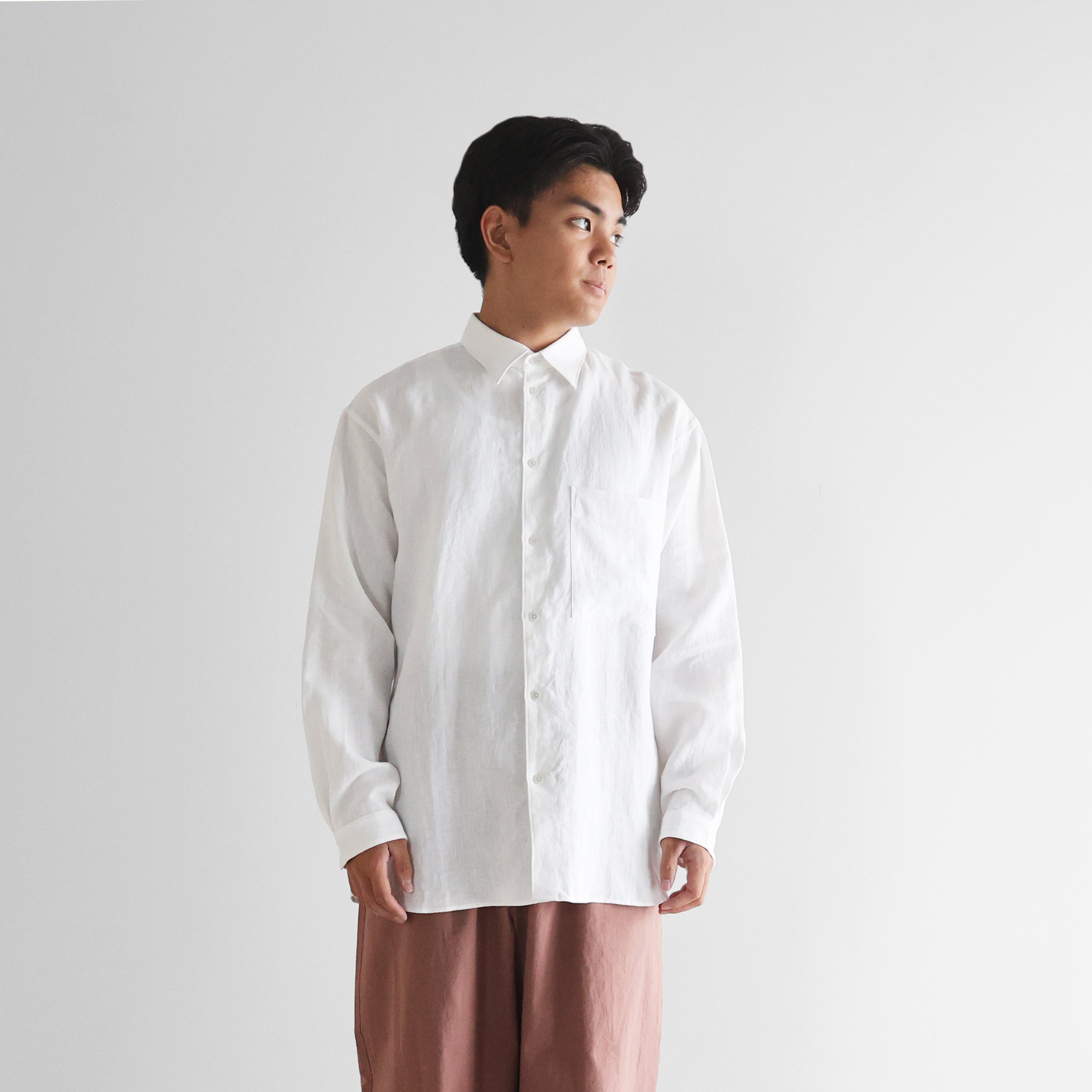HUIS. ホワイト 長袖シャツ ホワイト – HUIS onlinestore