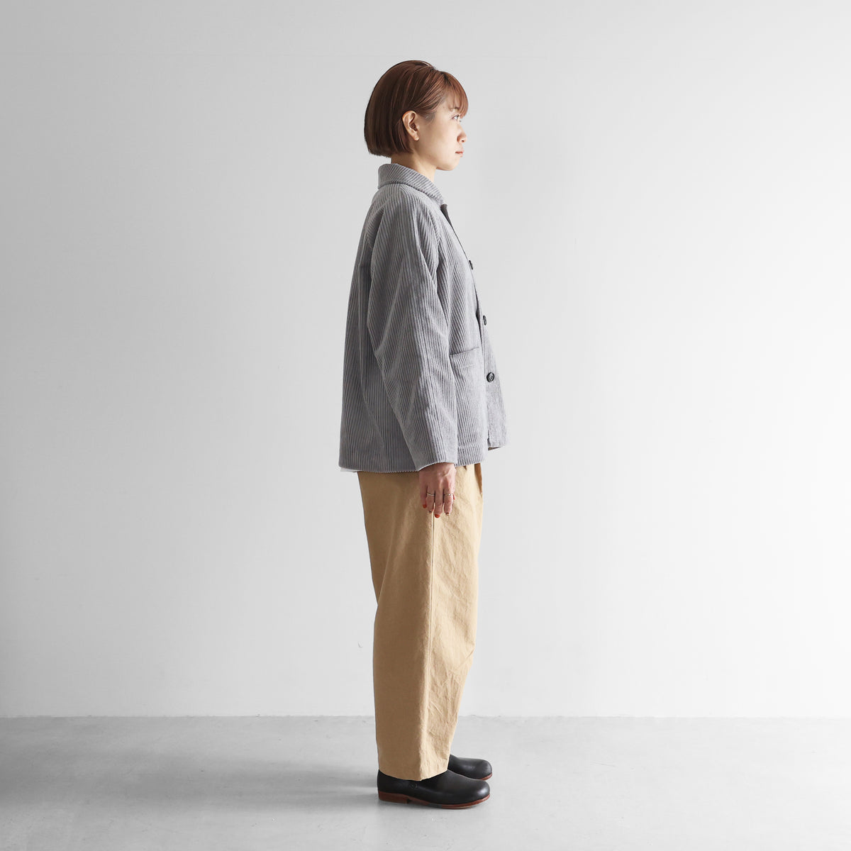 シャトルコーデュロイショートコート(極太畝)【ユニセックス】319