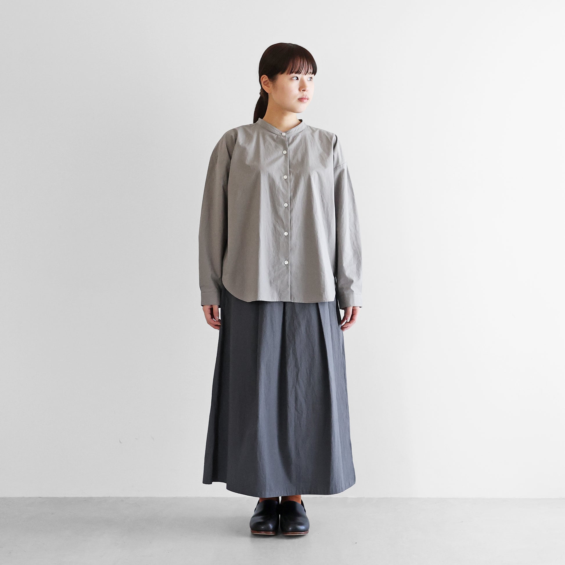 オーガニックコットンラップスカートパンツ【レディス】 U404