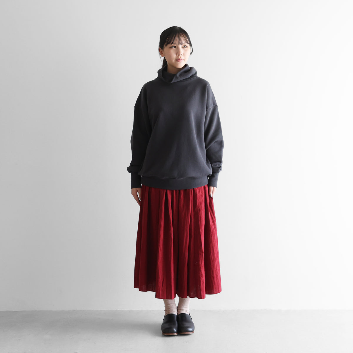 ［HUIS in house］SUVINスウェットタートルプルオーバー【ユニセックス】SW203