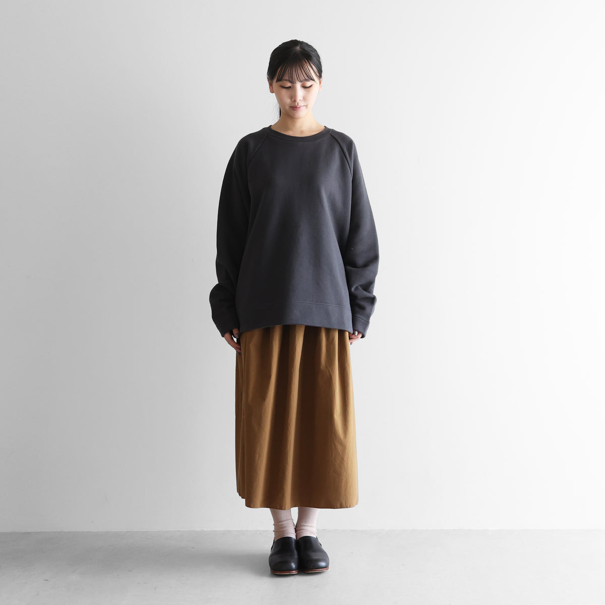 ［HUIS in house］SUVINプレーンプルオーバーL【ユニセックス】SW204L