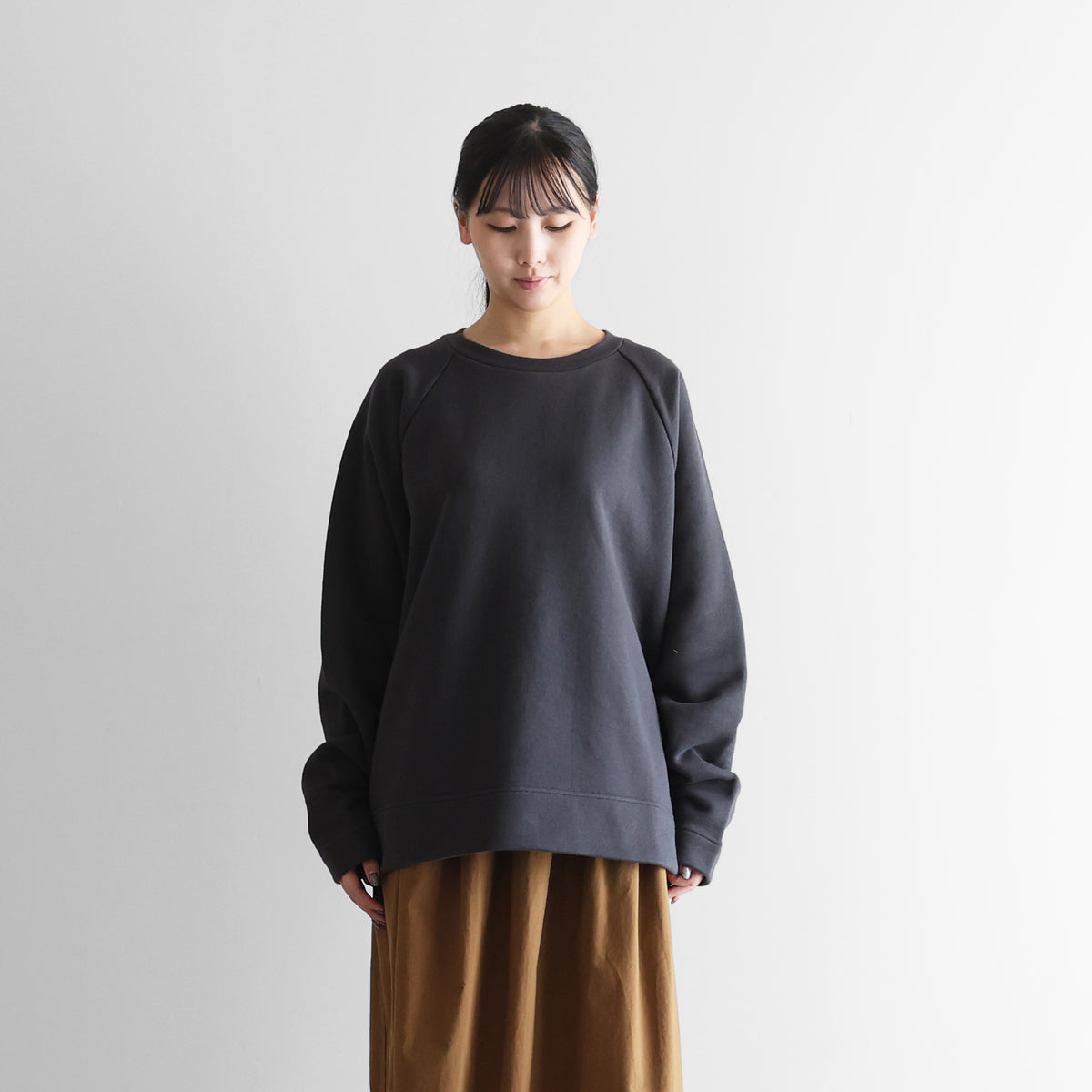 ［HUIS in house］SUVINプレーンプルオーバーL【ユニセックス】SW204L
