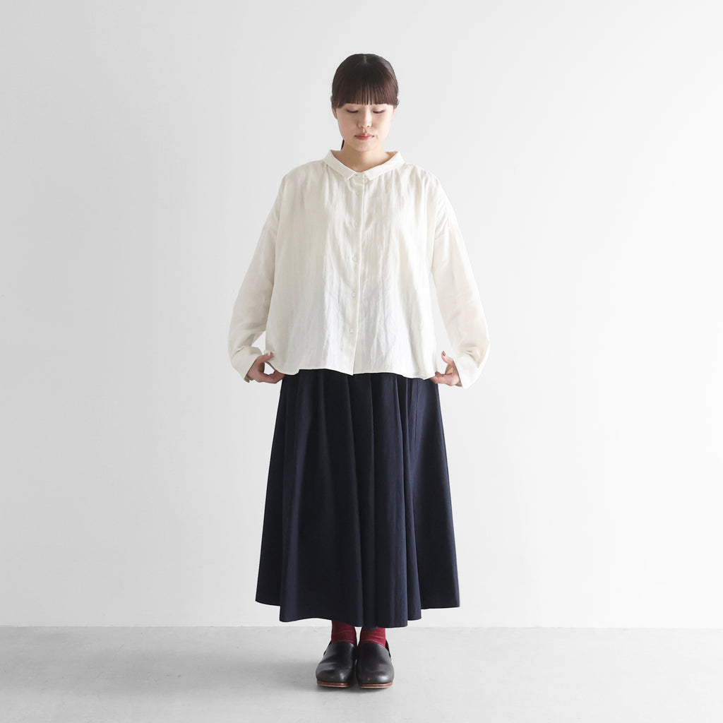 シャトルダブルガーゼワイドブラウス【レディス】U102