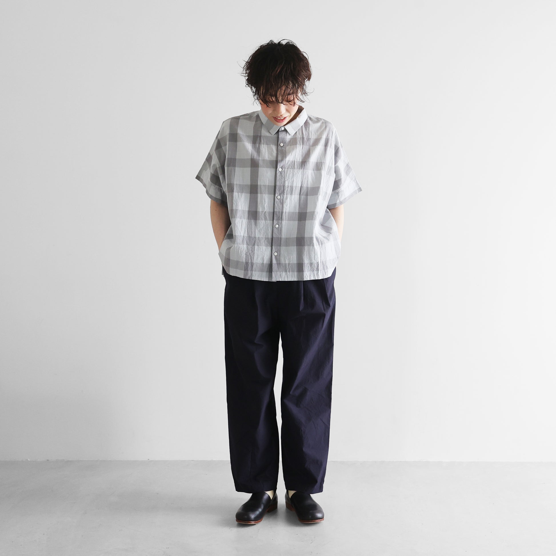 ばちばちタイプライタークロスワイドパンツ【ユニセックス】504