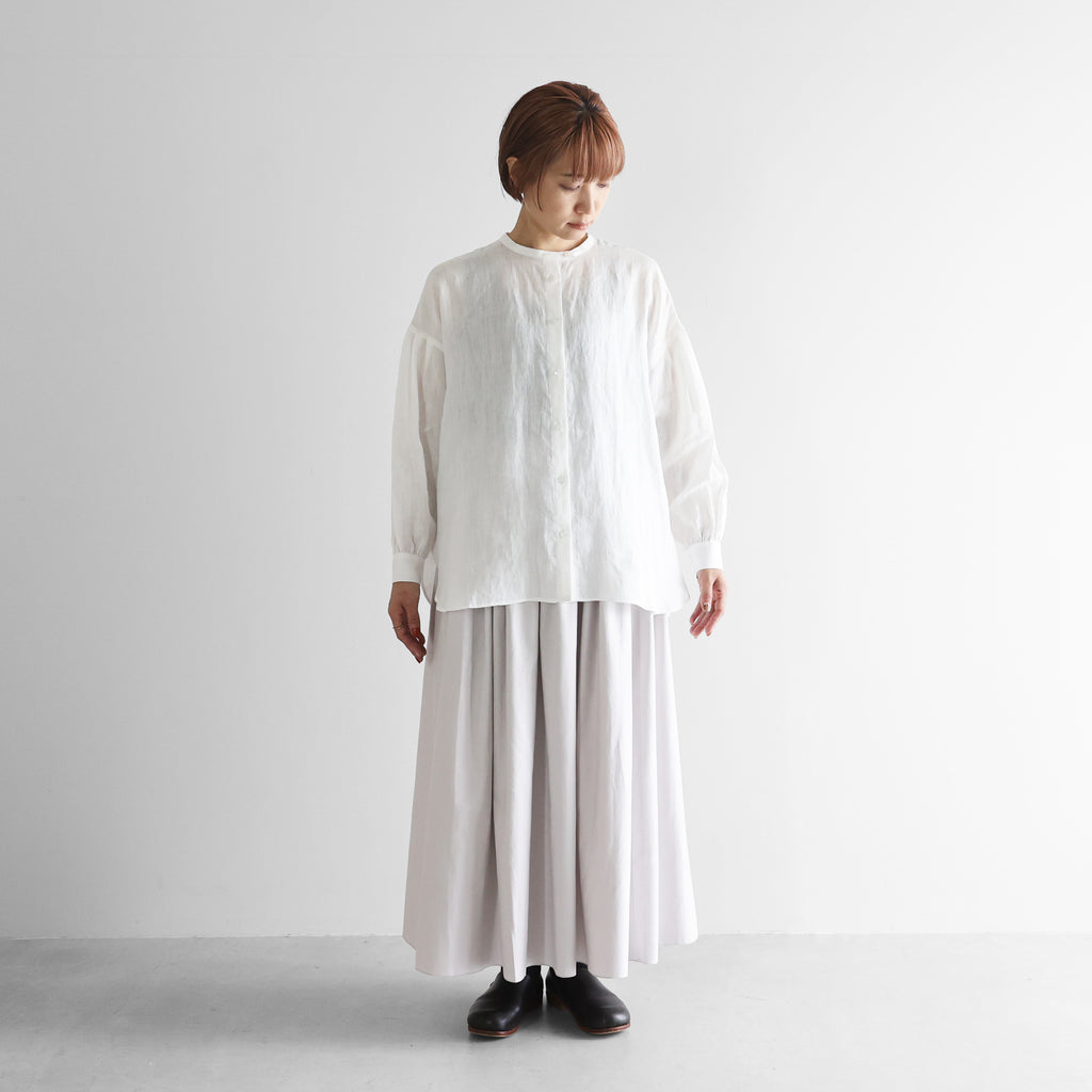 シャトルリネンバルーンスリーブブラウス【レディス】U114
