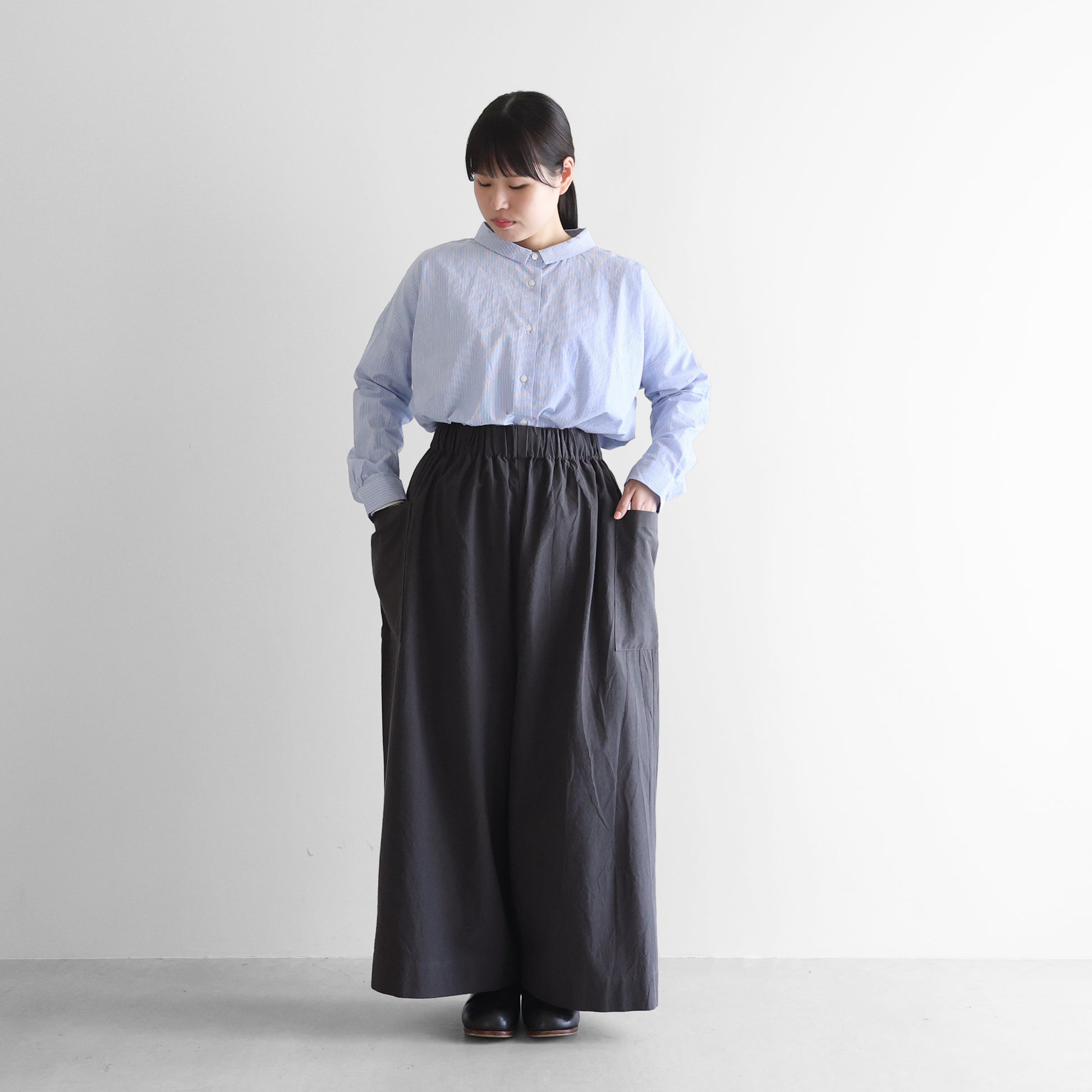 バンブーコットンポケットワイドパンツ【ユニセックス】516
