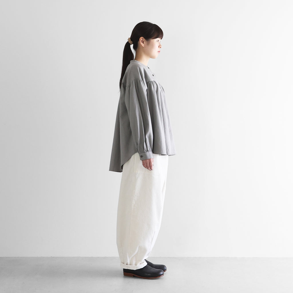【暮らしのおへそ一田さん×HUISコラボ】コーデュロイバルーンパンツロング【ユニセックス】IH506L
