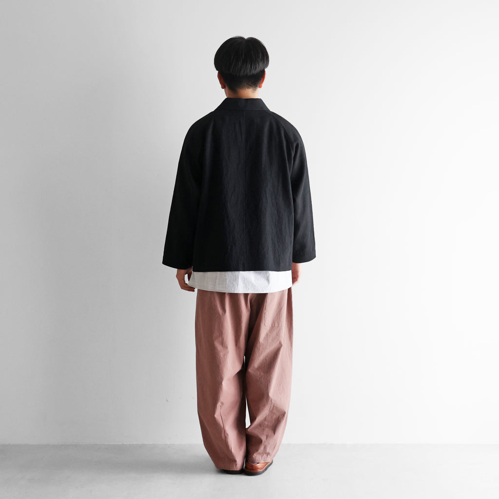 オールドレピア天日干しラミーリネンショートコート【ユニセックス】319