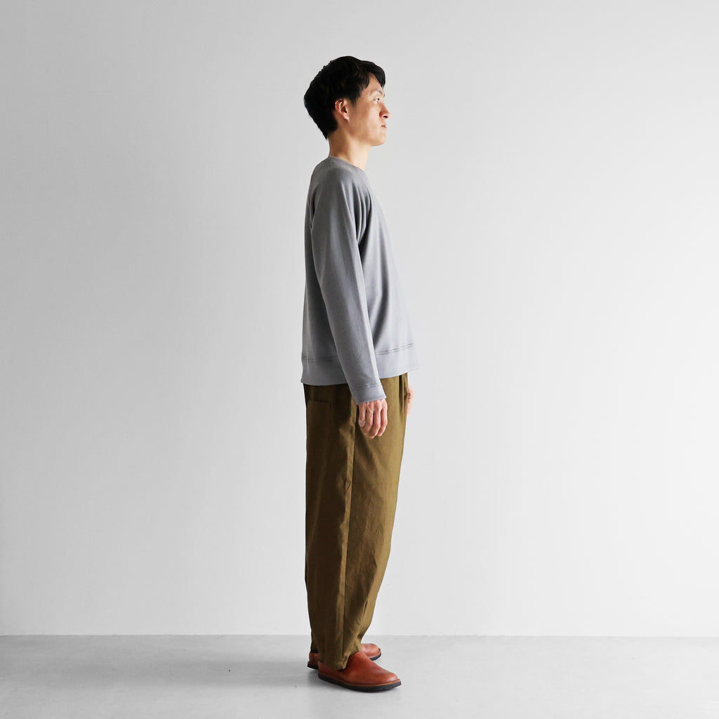［HUIS in house］メリノオプティモウォッシャブルウールプレーンプルオーバー【ユニセックス】SW204