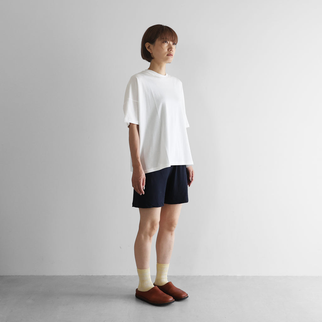 HUIS×yohakuスーピマ強燃天竺ペチパンツ兼ハーフパンツ【ユニセックス】HY501