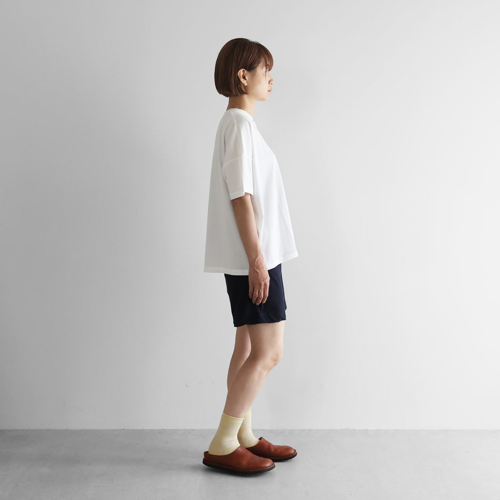 HUIS×yohakuスーピマ強燃天竺ペチパンツ兼ハーフパンツ【ユニセックス】HY501