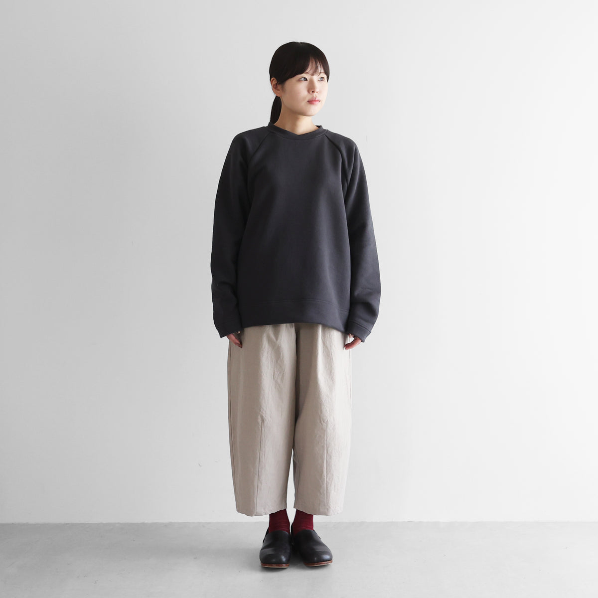 ［HUIS in house］SUVINプレーンプルオーバー【ユニセックス】SW204