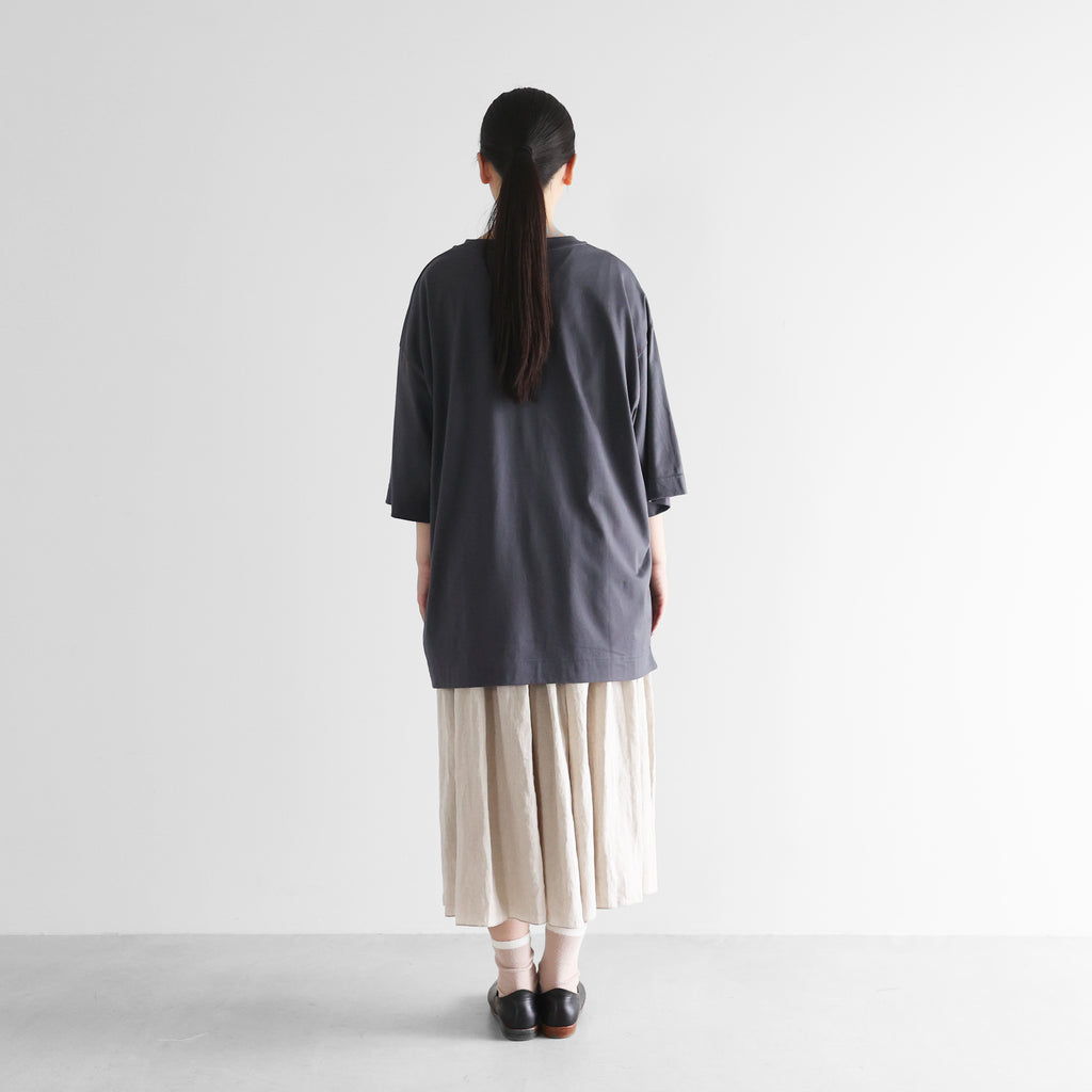 ［HUIS in house］SUVIN COTTONスタンダードTシャツL【ユニセックス】CS110L