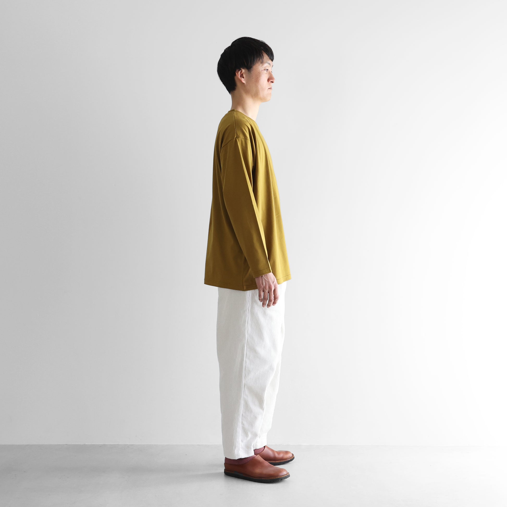 ［HUIS in house］SUVIN COTTON長袖カットソー【ユニセックス】CS201L
