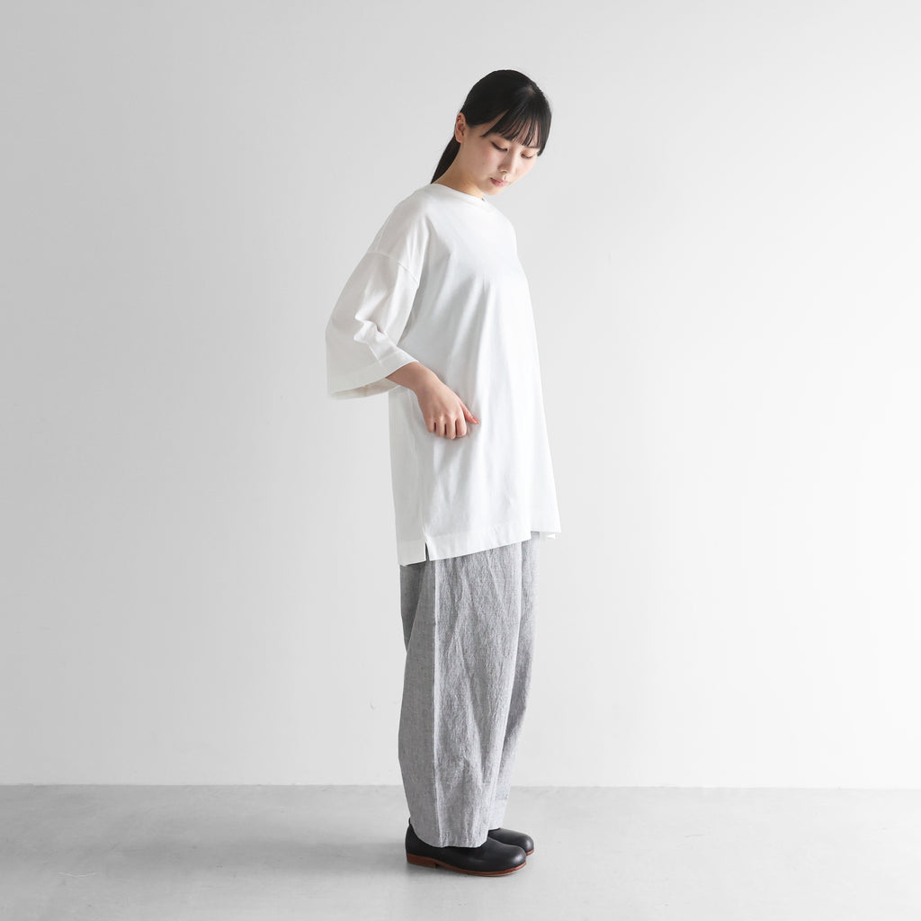 ［HUIS in house］SUVIN COTTONスタンダードTシャツL【ユニセックス】CS110L