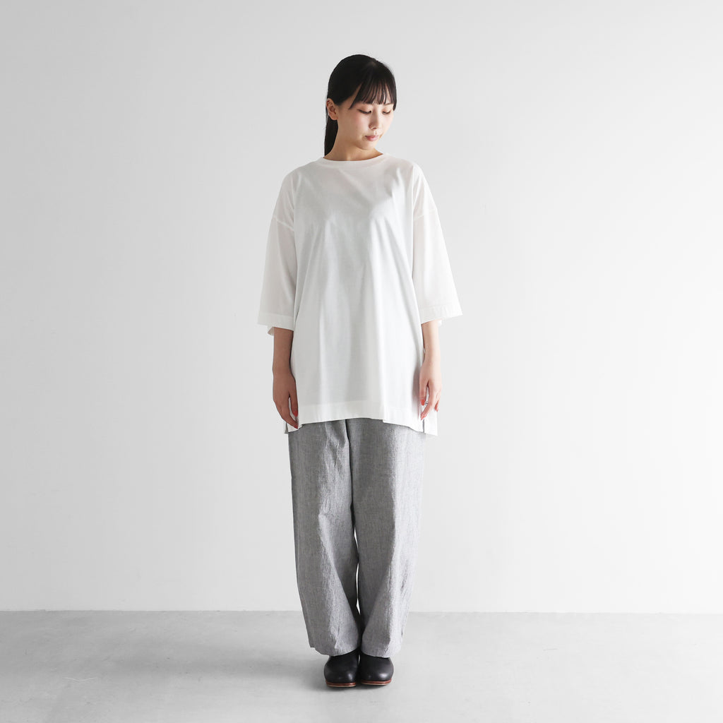 ［HUIS in house］SUVIN COTTONスタンダードTシャツL【ユニセックス】CS110L