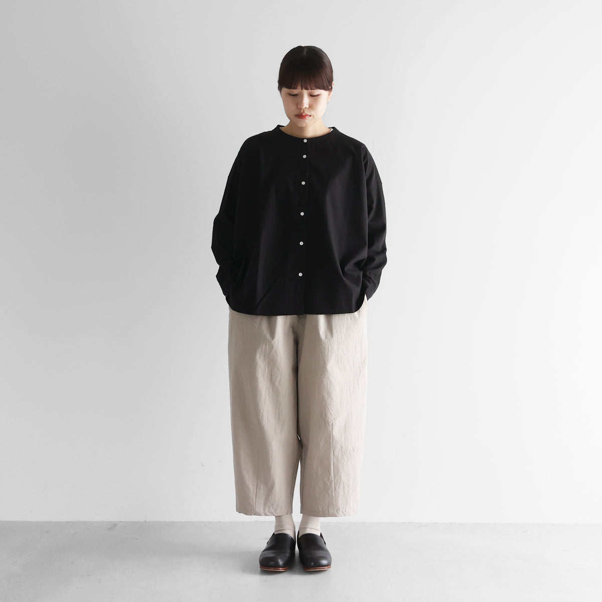 ウォッシャブルウールコットンバルーンパンツ【ユニセックス】506