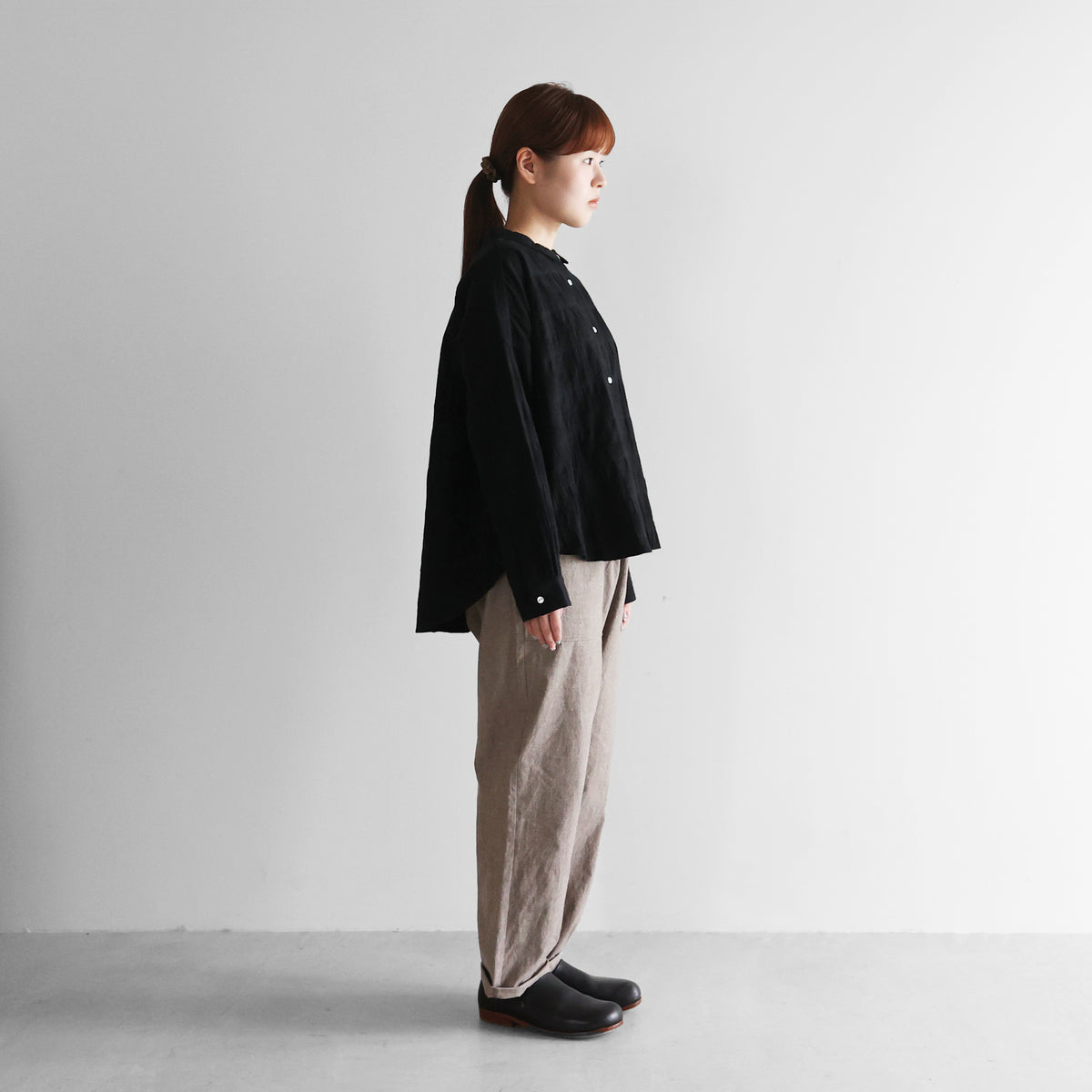 綿麻バフクロスイージーワークパンツ【ユニセックス】507