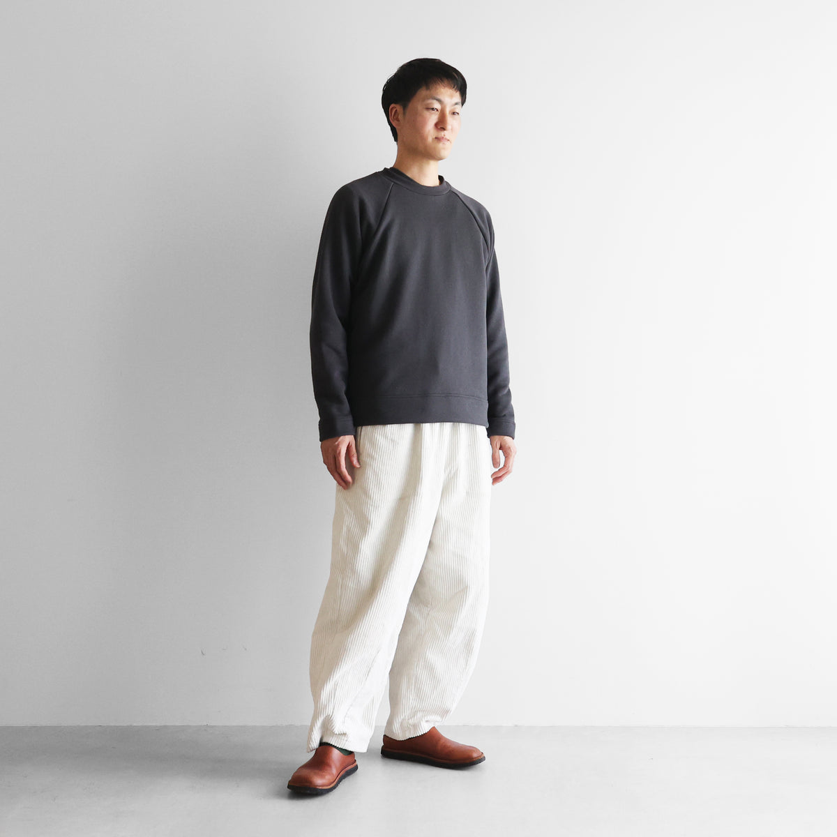 ［HUIS in house］SUVINプレーンプルオーバー【ユニセックス】SW204