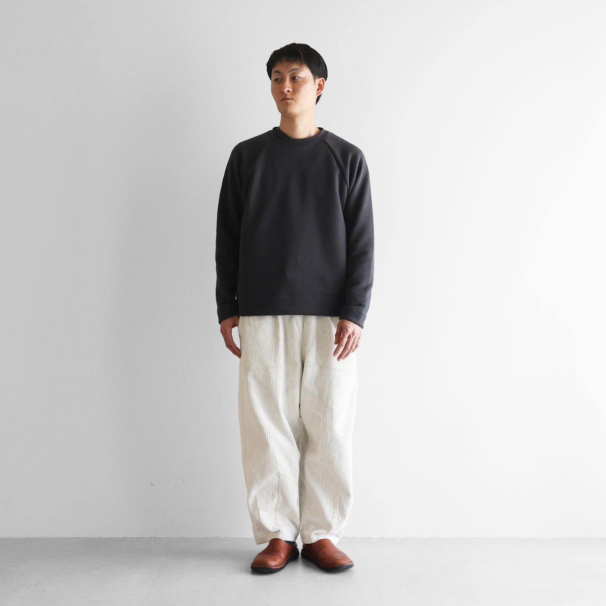 ［HUIS in house］SUVINプレーンプルオーバー【ユニセックス】SW204