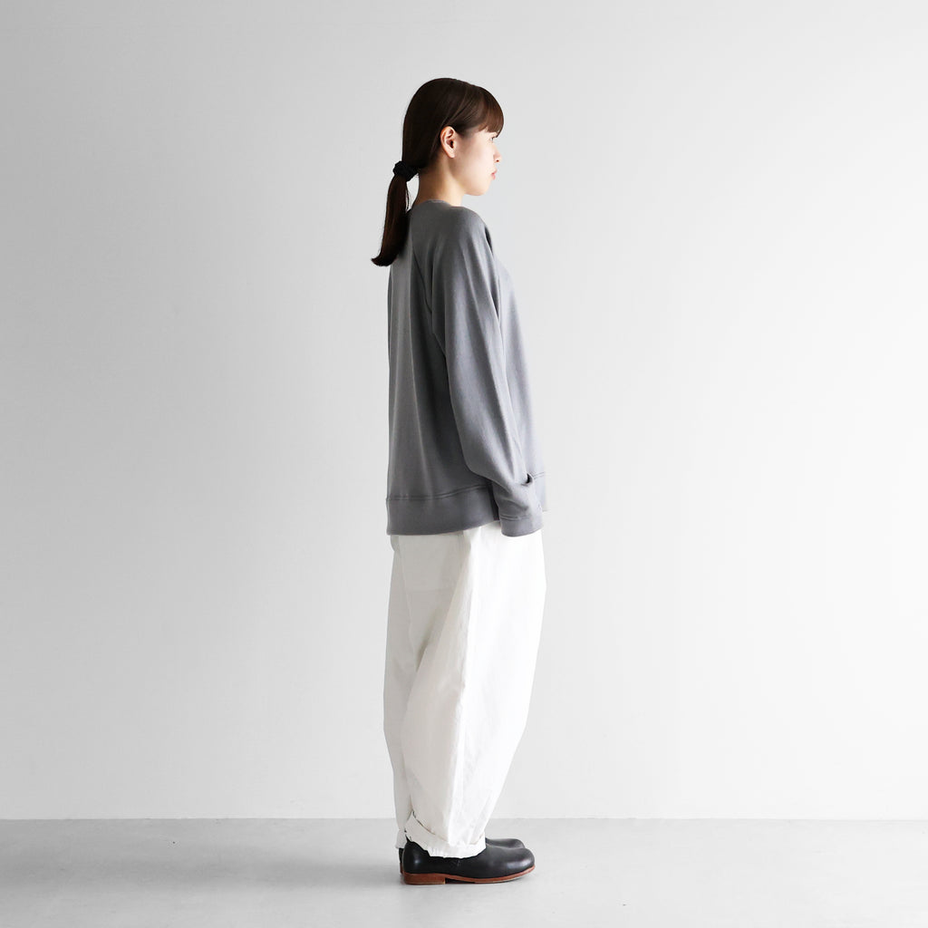 ［HUIS in house］メリノオプティモウォッシャブルウールプレーンプルオーバー【ユニセックス】SW204