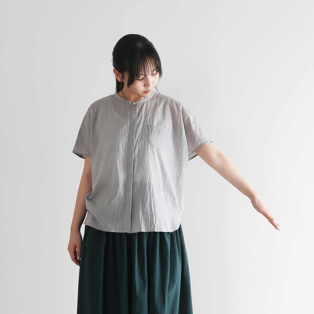 なめらかコットンコクーンブラウス【レディス】U117
