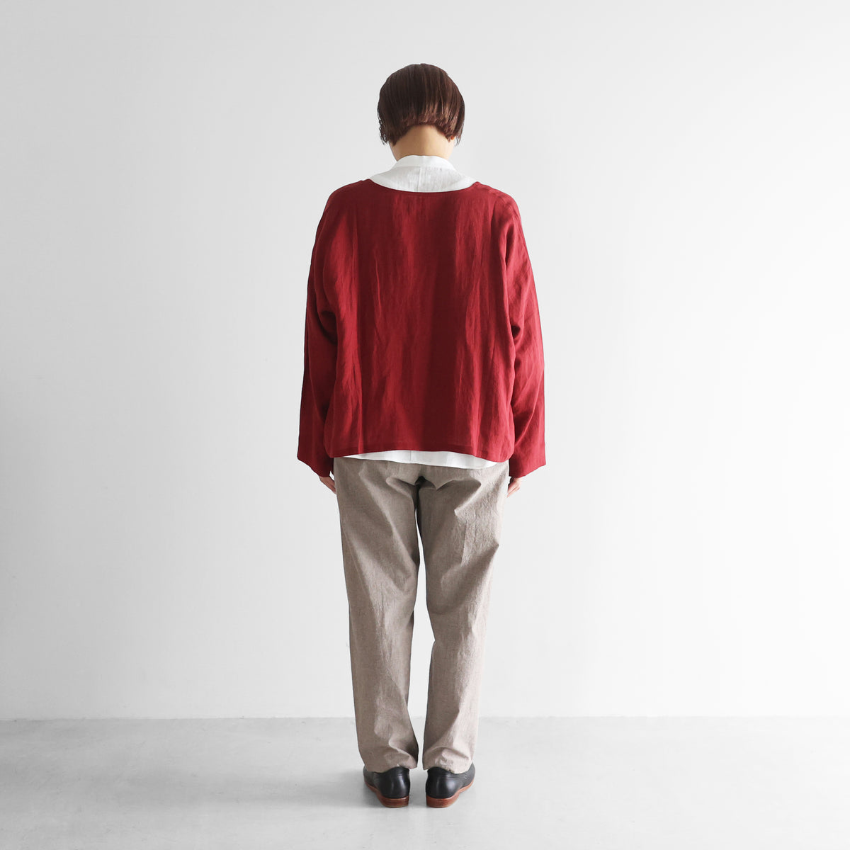 綿麻バフクロスイージーワークパンツ【ユニセックス】507
