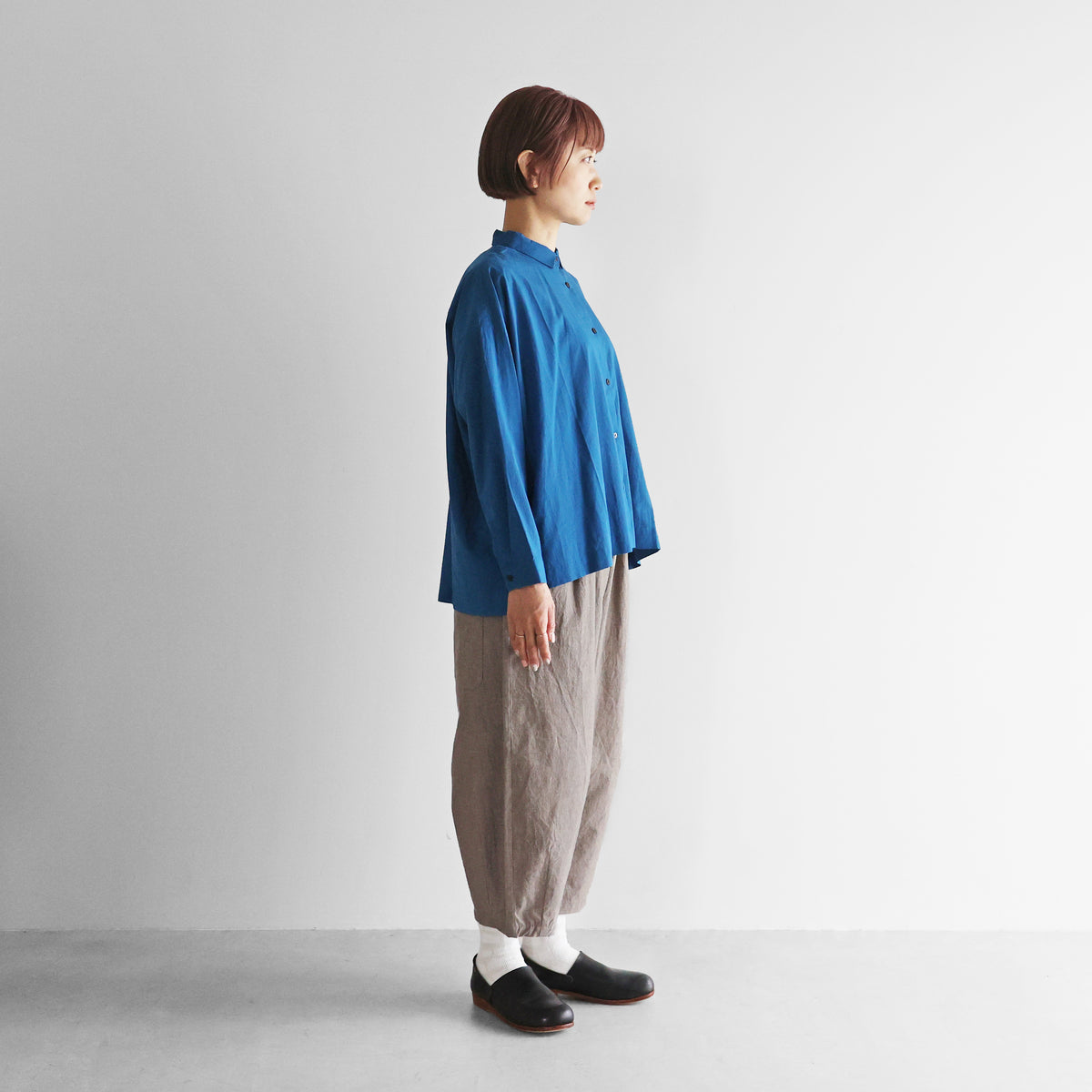 綿麻バフクロスバルーンパンツ【ユニセックス】506