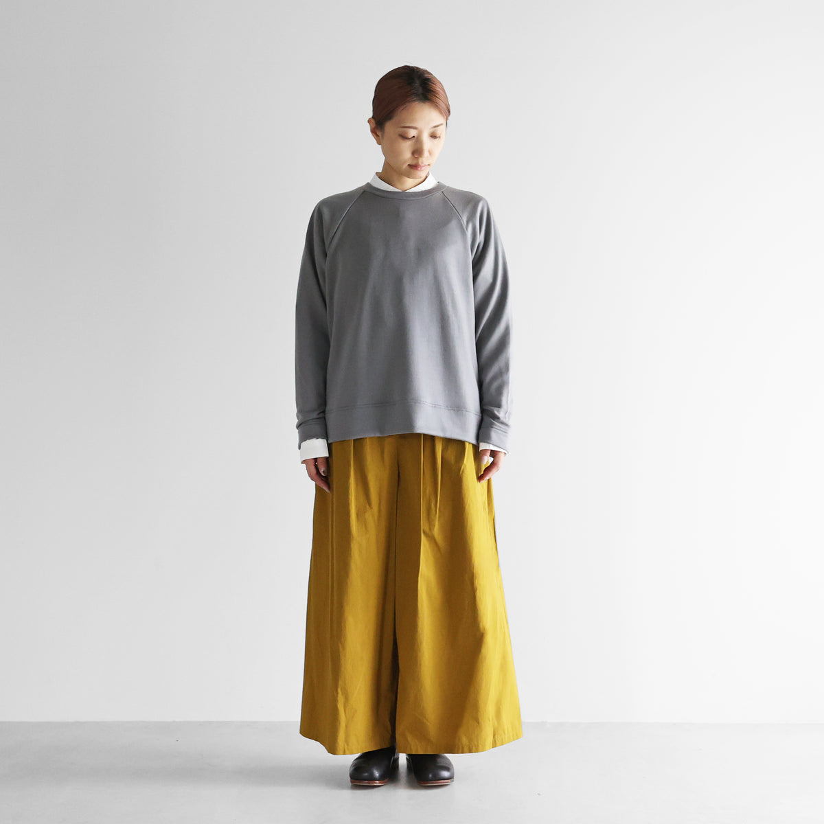 ［HUIS in house］メリノオプティモウォッシャブルウールプレーンプルオーバー【ユニセックス】SW204